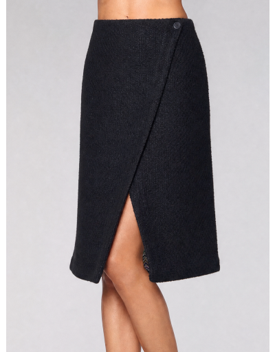 BREMBATI WRAP SKIRT IN WOOL BLEND