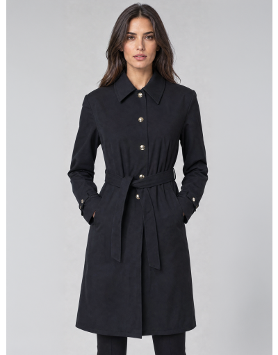 SINGLE-BREASTED LONG COAT