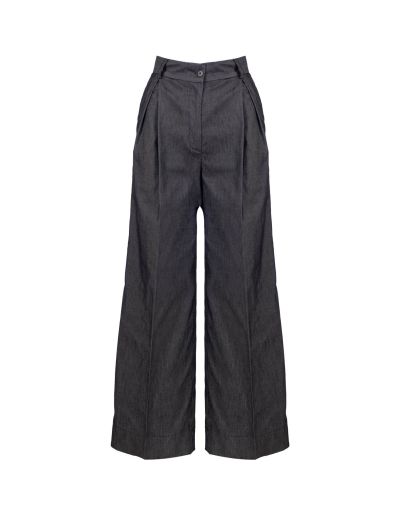 CAROLINA - PALAZZO TROUSERS, TAILORED CUT, IN A COTTON BLEND
