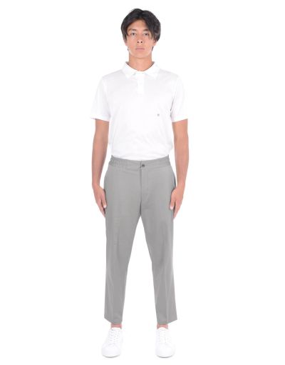 ANTHONY - Light gray cropped trousers