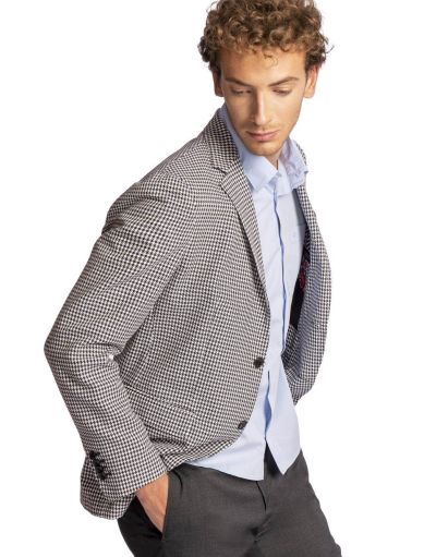 ALISTAIR- HOUNDSTOOTH BLAZER