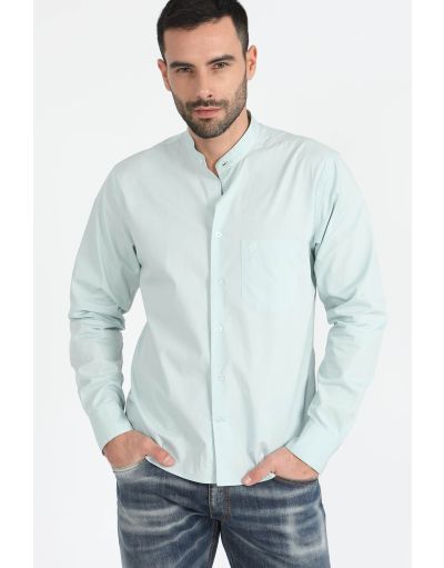 BUD - MINT GREEN COTTON SHIRT