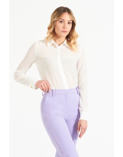 WIDE-LEG TROUSERS BREMBATI, BELT WITH LOOPS