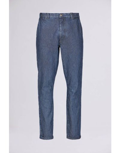 Regular-fit pinstripe jeans | Brembatistores