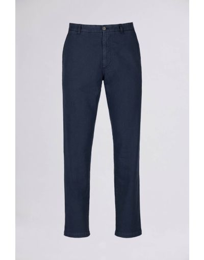 Straight-leg cotton-linen chinos | Brembatistores