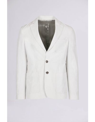 Single-breasted cotton and linen-blend blazer | Brembatistores