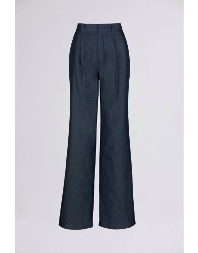 High-waisted wide-leg trousers | Brembatistores