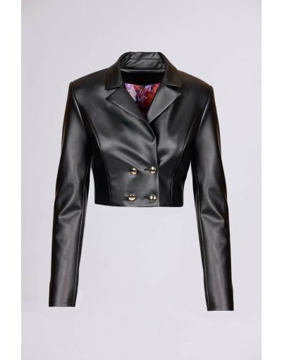 BREMBATI DOUBLE-BREASTED CROPPED BLAZER