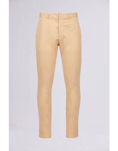 SLIM CASUAL PANTS IN COTTON