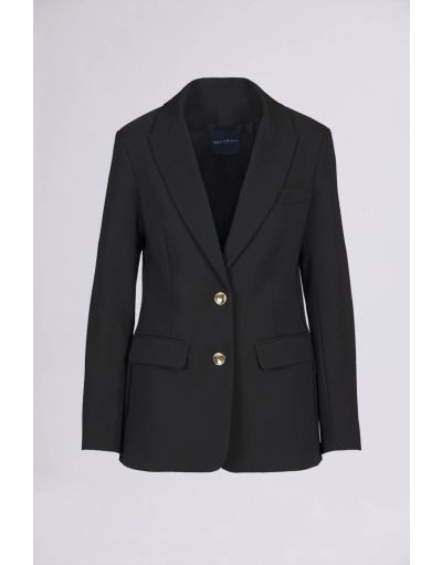 SINGLE-BREASTED BLAZER IN GABARDINE BI-STRETCH