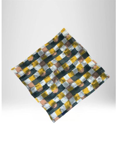 CHECK PRINT SCARF