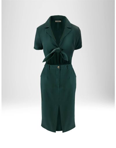 New Hallhuber cut-out midi dress in viscose | Brembatistores