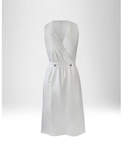 NEW HALLHUBER CROSSOVER MIDI DRESS IN COTTON