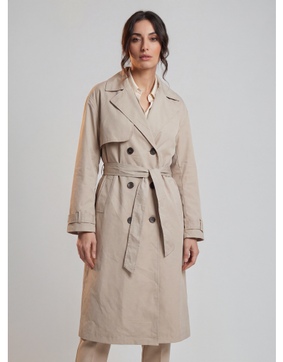 DOUBLE-BREASTED TRENCH COAT