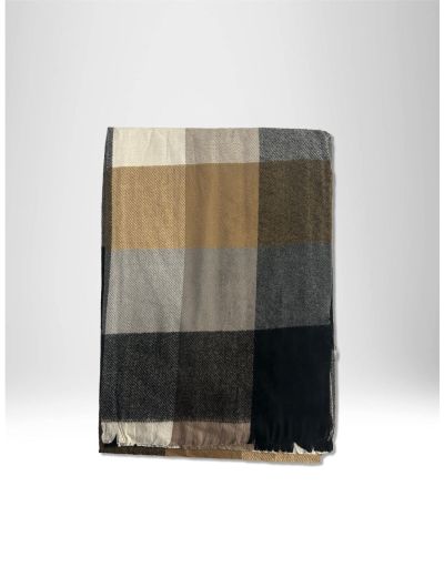 WOMEN'S MULTICOLOR PLAID SCARF | BREMBATISTORES