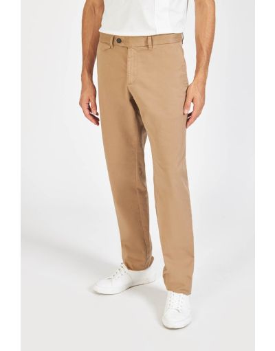 Sleek Beige Chinos - Modern Fit Trousers
